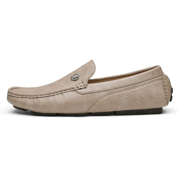〽️Men\'s Beige Bruno Marc  Penny Moccasins Comfortable Casual Dress Loafers main image 7